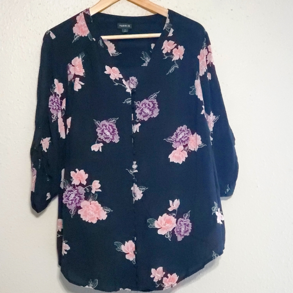Torrid Georgette Top